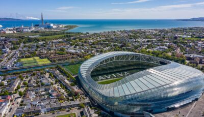 Le Aviva Stadium à Dublin - © Irish Drone Photography