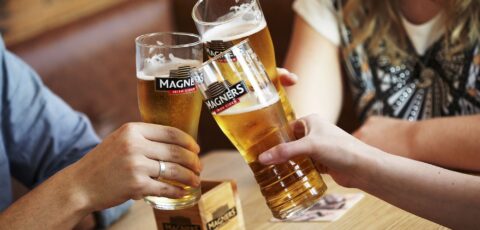 Des pintes de Bulmers Magners