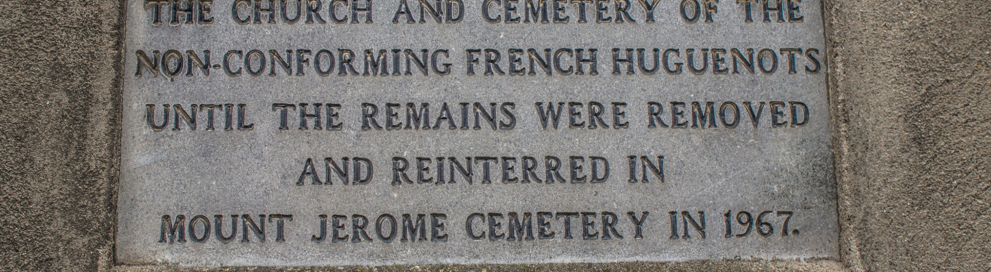 Le French Huguenot Cemetery - infomatique - cc