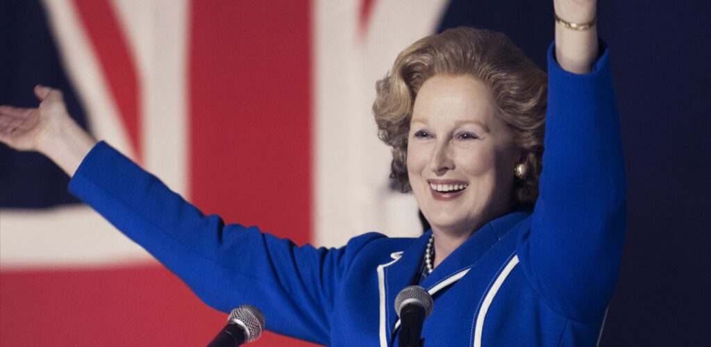 Meryl Streep campe le rôle de Margareth Thatcher dans 