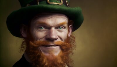 Un leprechaun tel qu'on le représente en Irlande - © ink drop