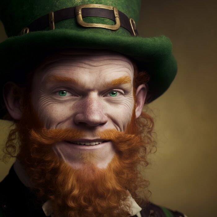 Un leprechaun tel qu'on le représente en Irlande - © ink drop