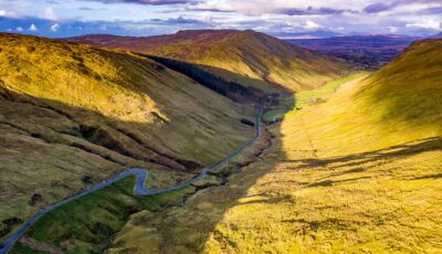 Vue aérienne sur Glengesh pass - Thomas - 123rf