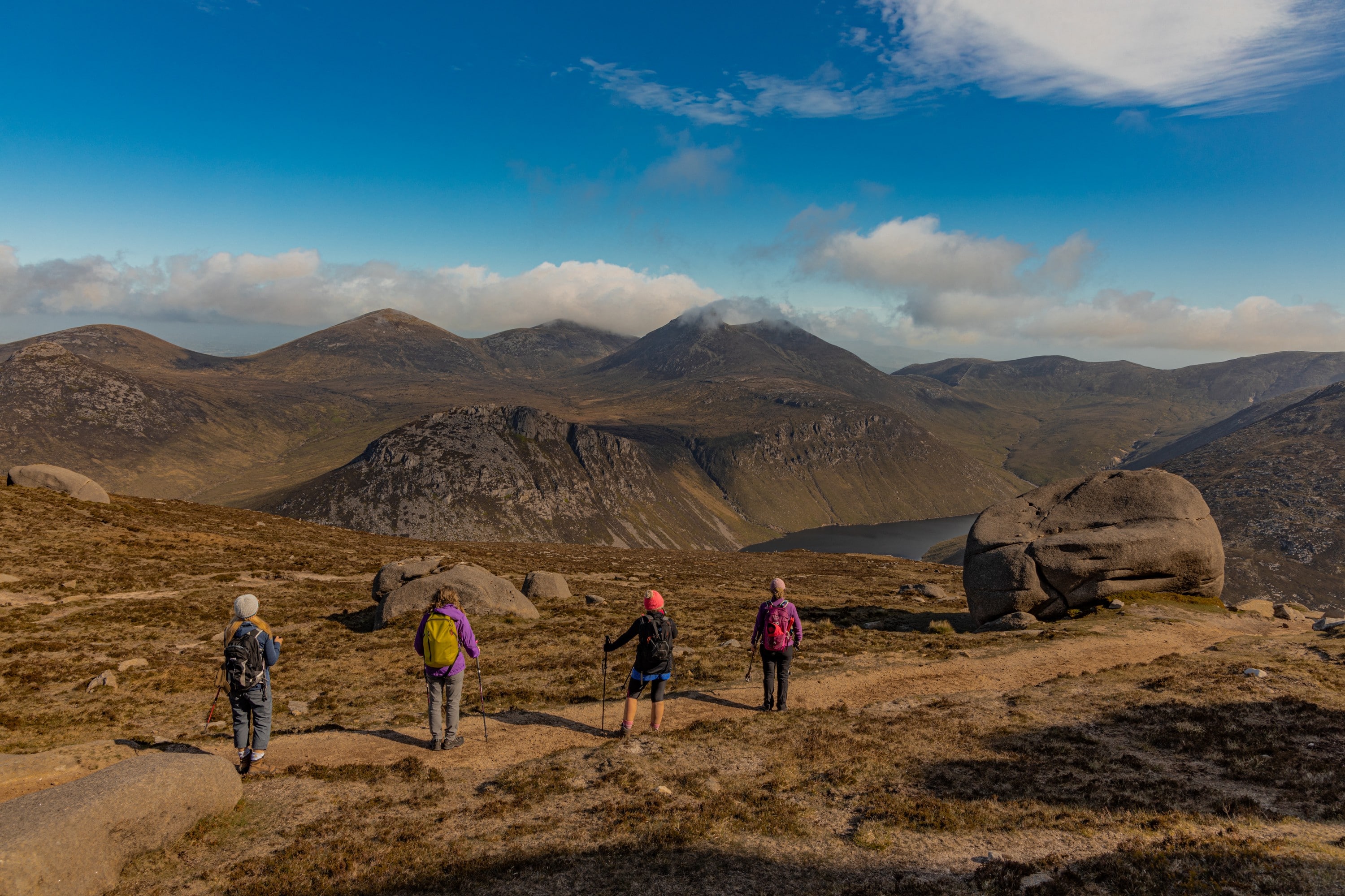 Vue sur les Mourne Mountains - © stevie