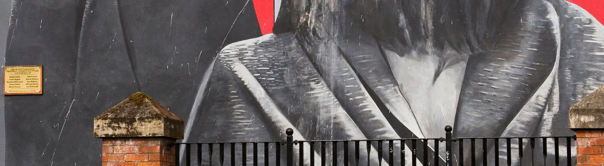 Le Blanket Protest représenté sur un mur de Derry - © eric epoudry 