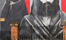 Le Blanket Protest représenté sur un mur de Derry - © eric epoudry