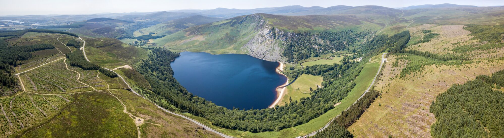 La Luggala Mountain et le Lough Tay - © Michael Bogner