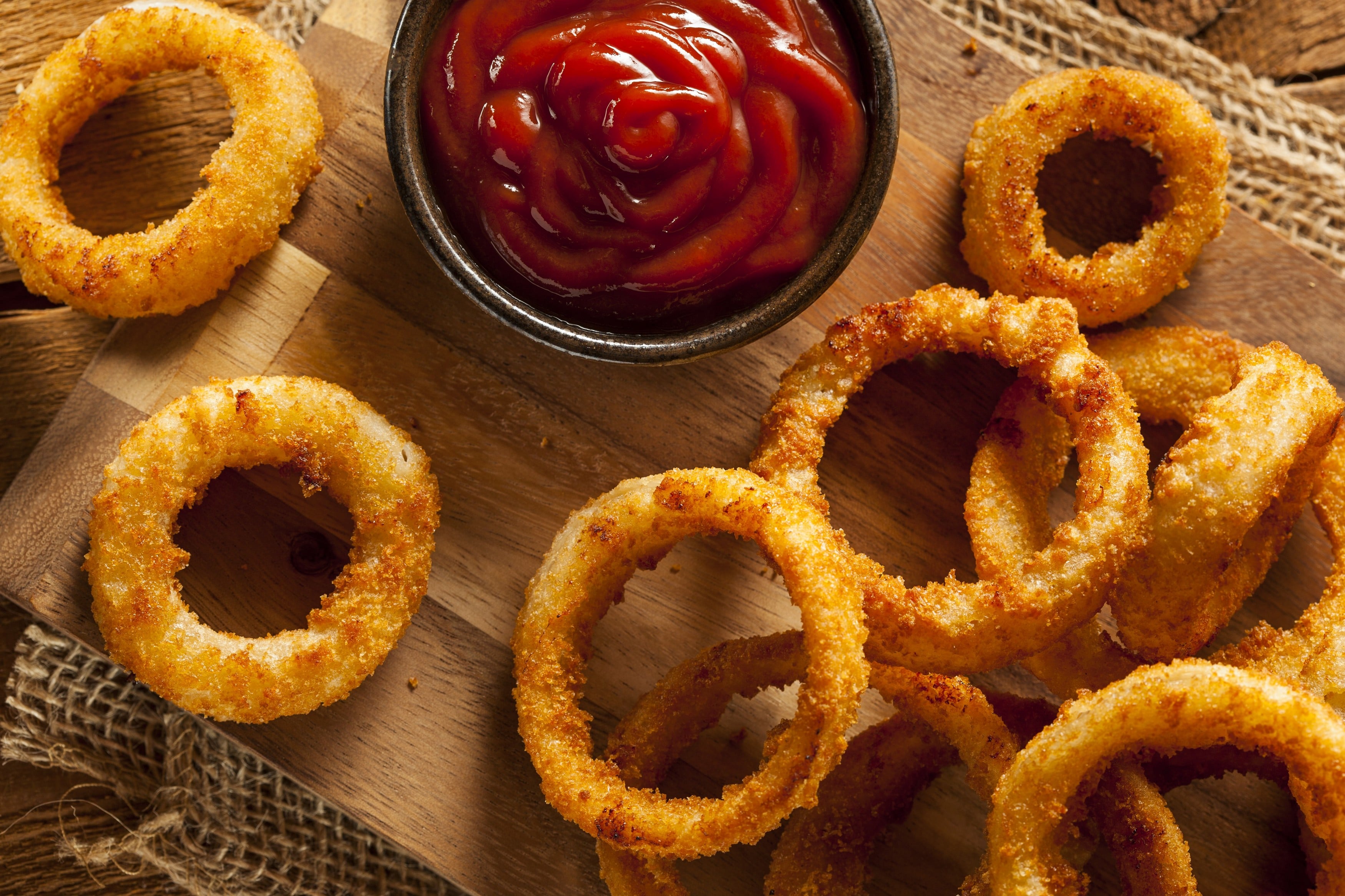 Les onion rings