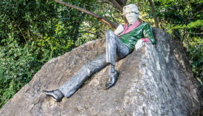 Statue von Oscar Wilde in der Merrion Street in Dublin - William Murphy - cc