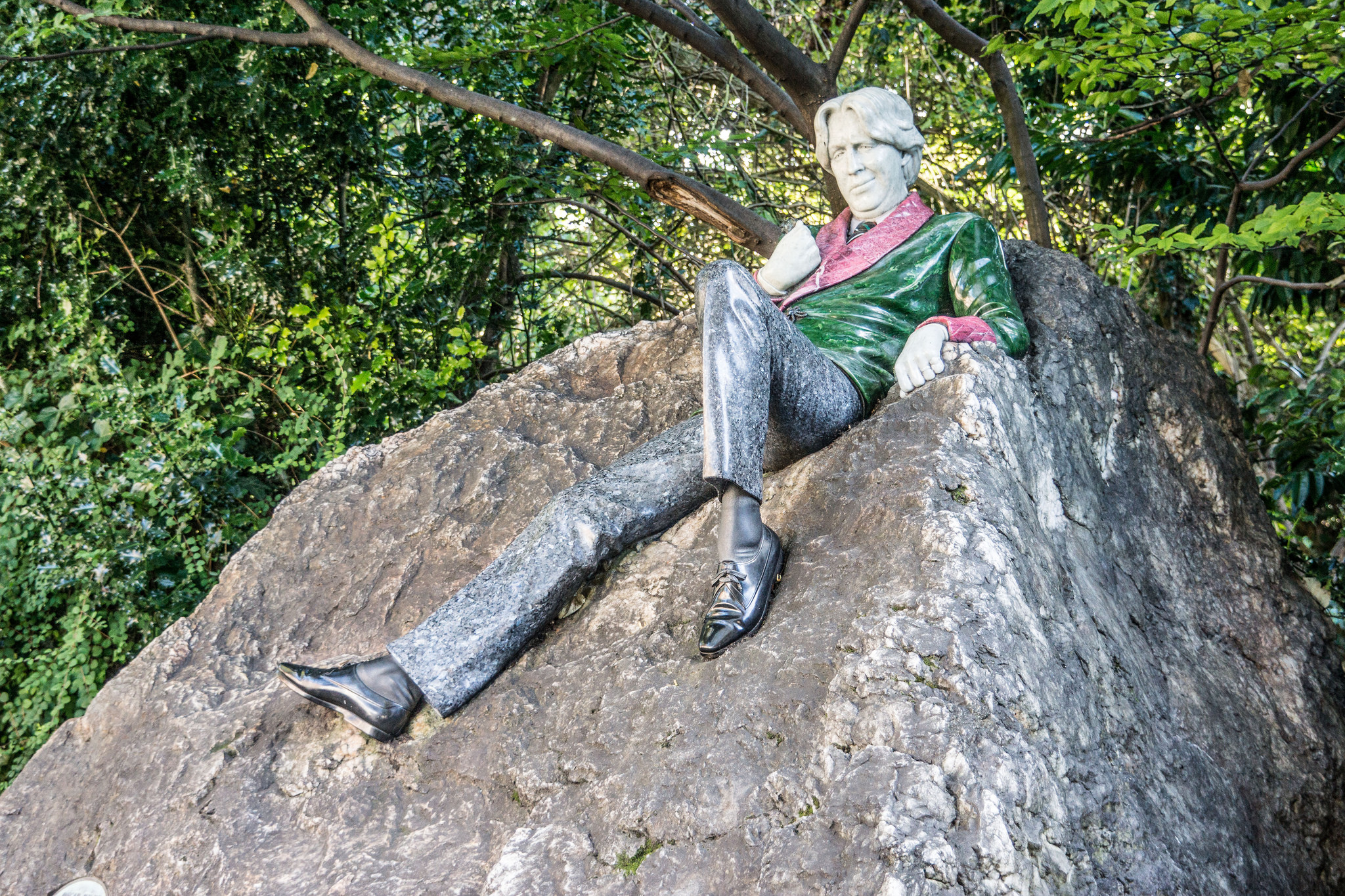 Statue d'Oscar Wilde à Merrion Street à Dublin - William Murphy - cc