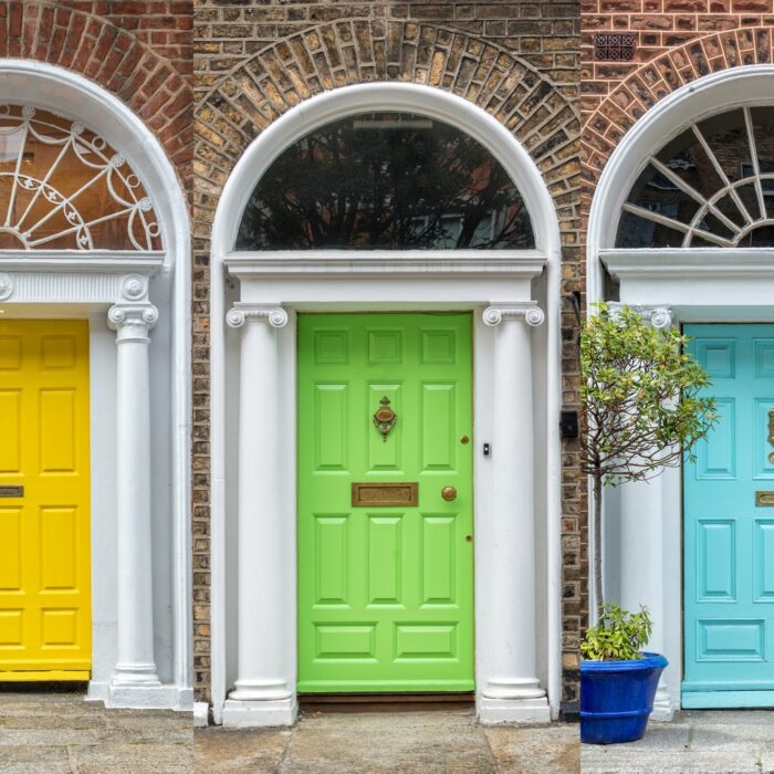 Des portes géorgiennes à Dublin - © Delphotostock