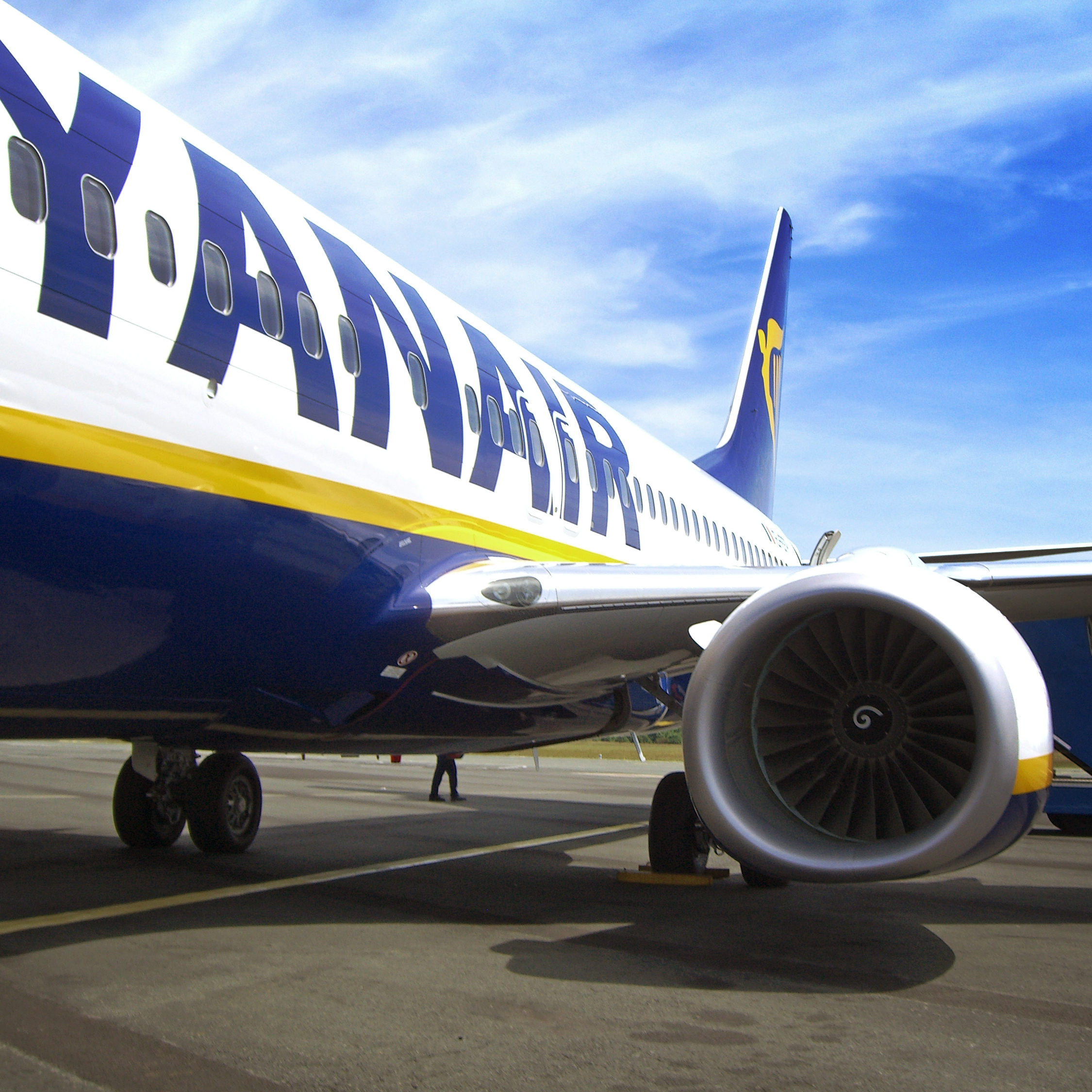 Un avion de la flotte Ryanair - Mikel Ortega - cc