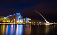 Le Convention Centre of Dublin et le pont Samuel Beckett - Raul Villalon - cc
