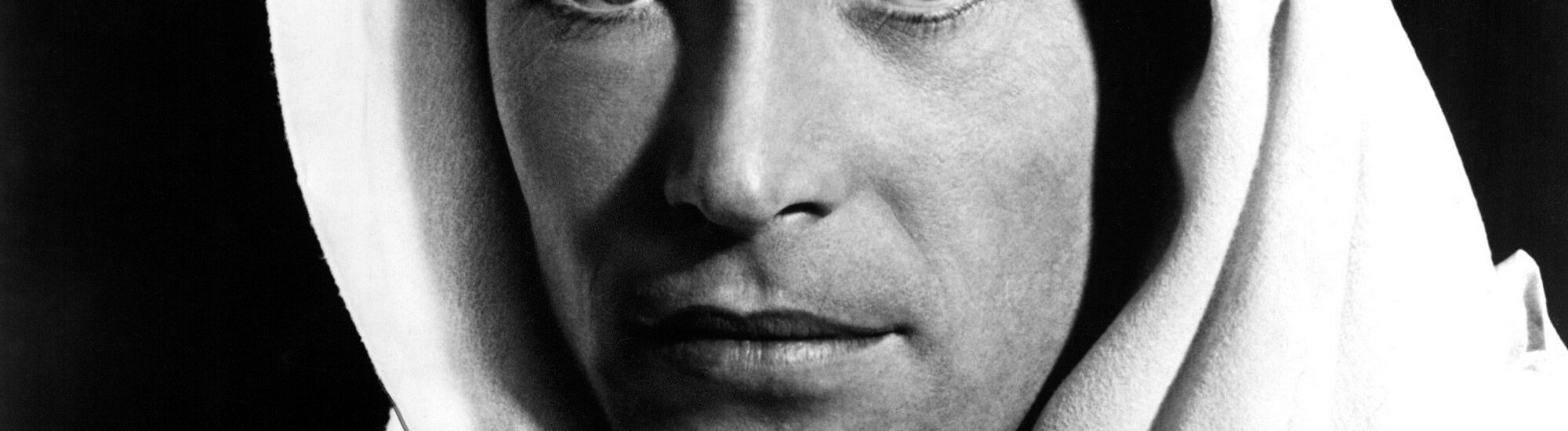 Peter O'Toole dans le rôle de Lawrence d'Arabie 
