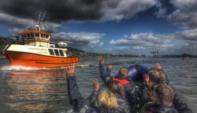 Le bateau d'Ocean Escapes - https://www.oceanescapes.ie