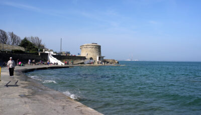 Seapoint and its Martello tower - briantf - cc