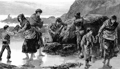 Eine Szene aus der Großen Irischen Hungersnot - Public Domain