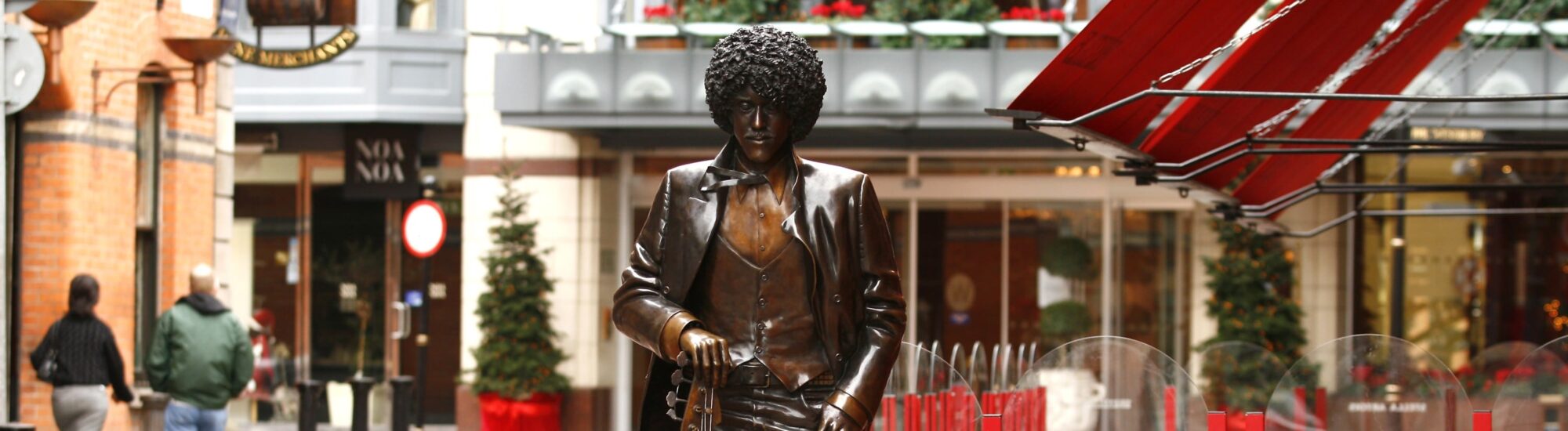 La statue de Phil Lynott à Dublin - © abd