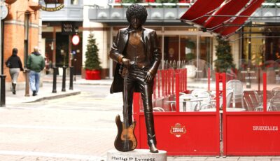 La statue de Phil Lynott à Dublin - © abd