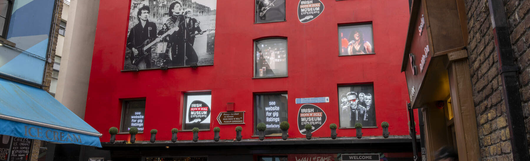 Le Wall of Fame de Temple Bar - © Emilien Durand for Irish Rock N Roll Museum Experience