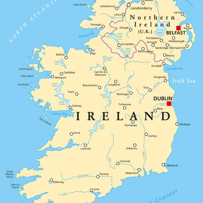Carte de l'Irlande - © Peter Hermes Furian