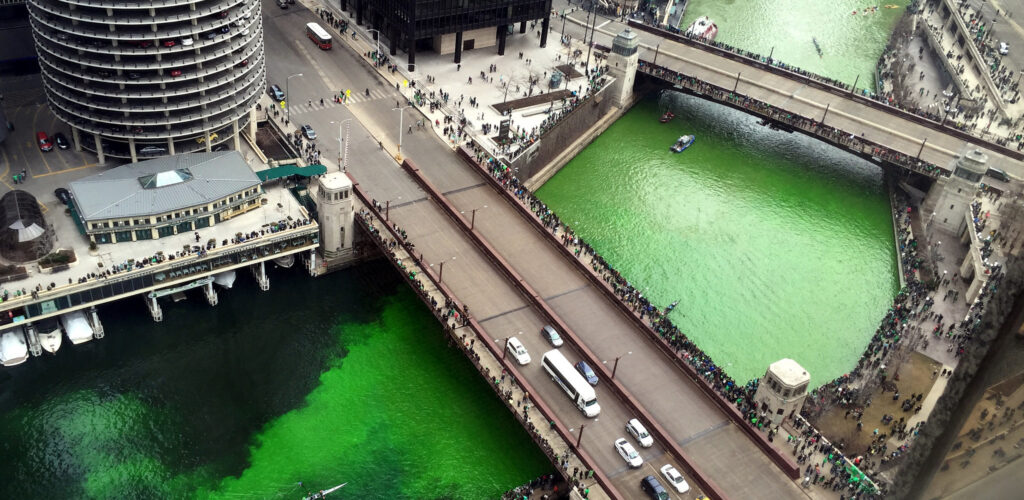 Vue aérienne de la Chicago River - Ryan Dickey - cc