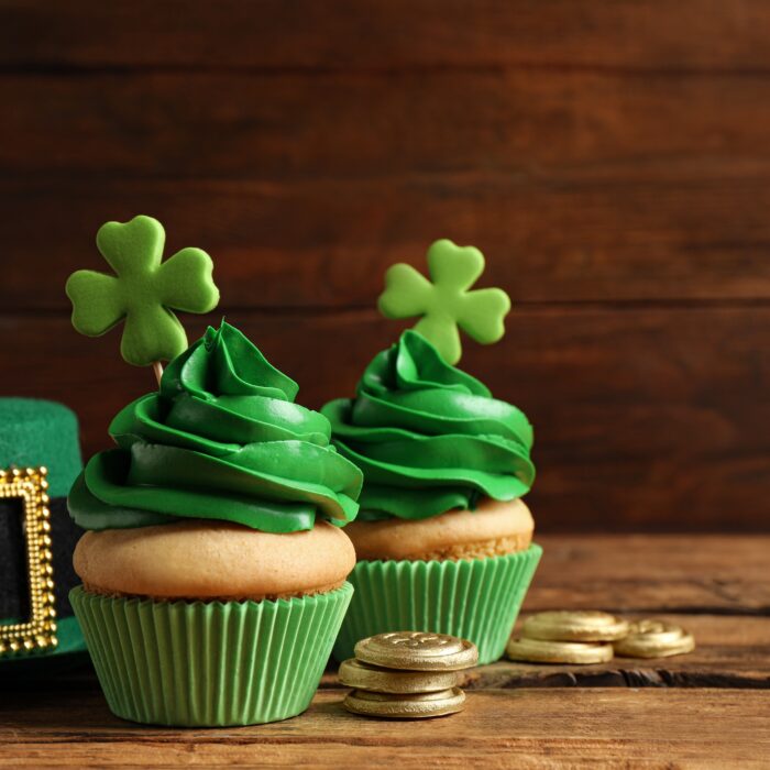 Des cupckakes de la Saint Patrick - New Africa