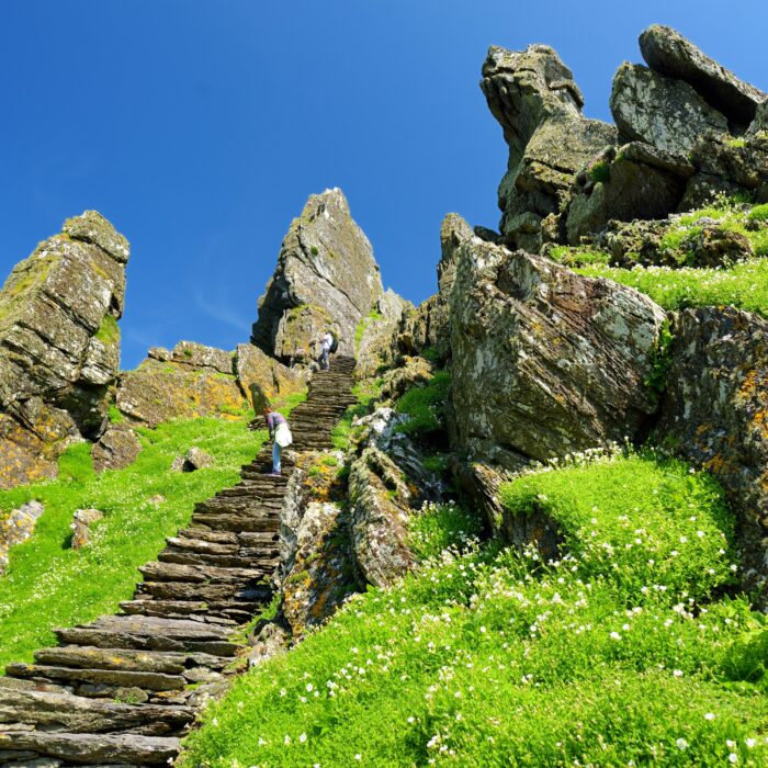 Escaliers de Skellig Michael - © MNStudio