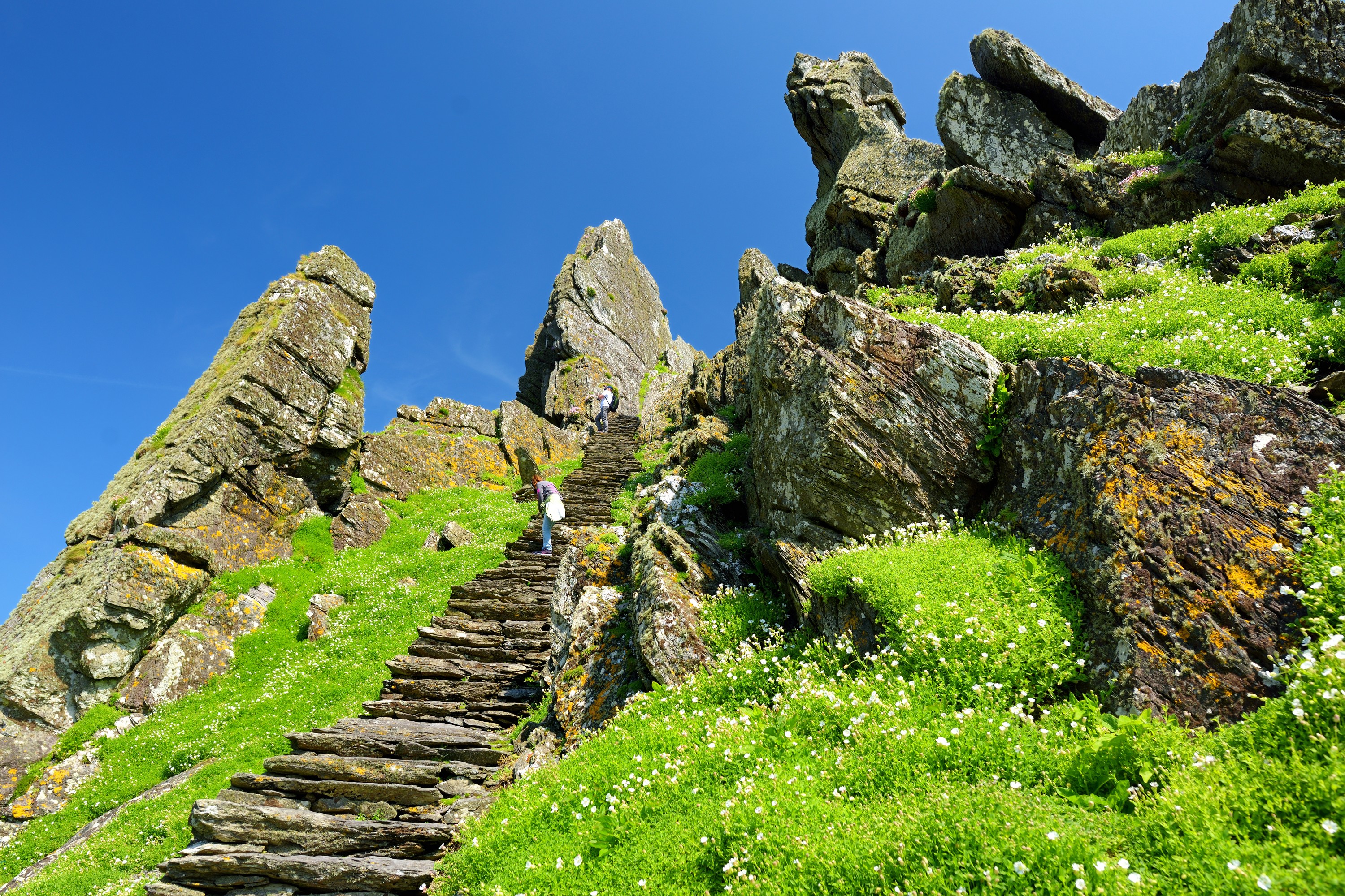 Escaliers de Skellig Michael - © MNStudio