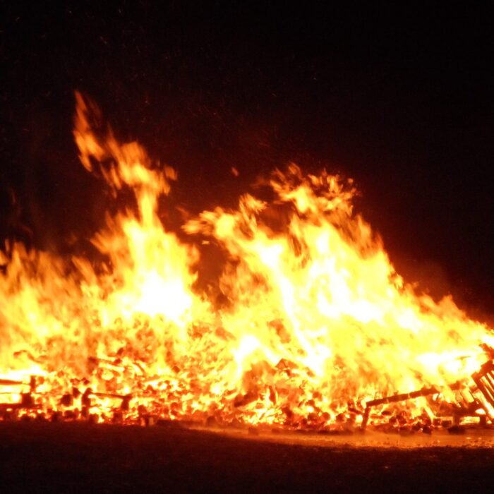 Un feu de joie irlandais