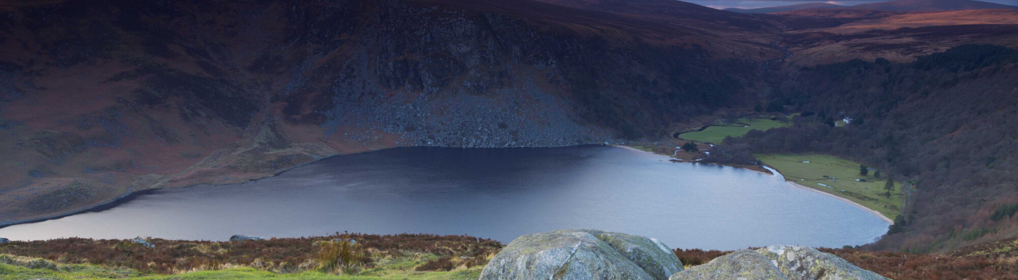 Le Sally Gap et le lac du Lough Tay - John Smyth - cc