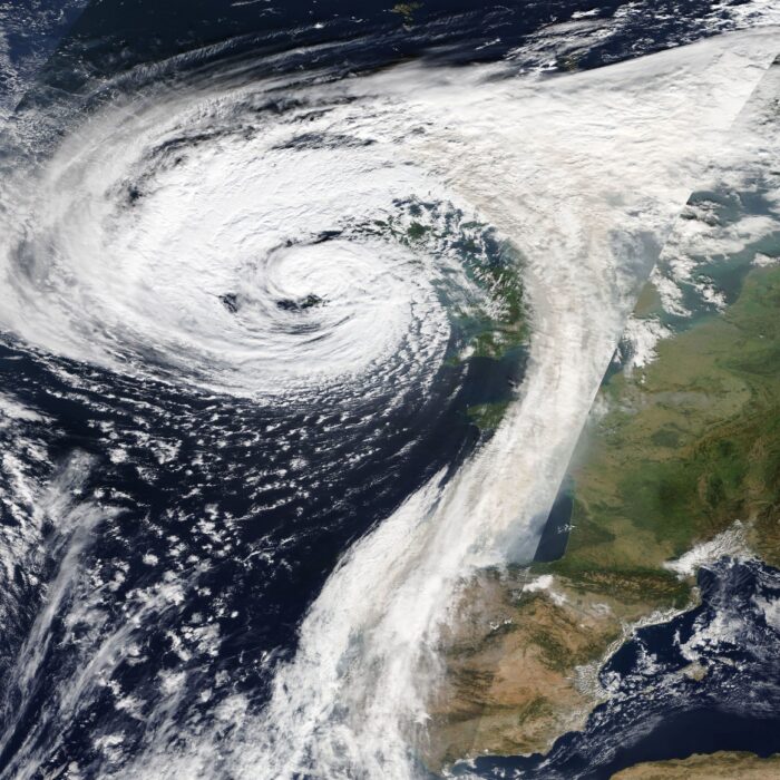 Tempête sur l'Irlande