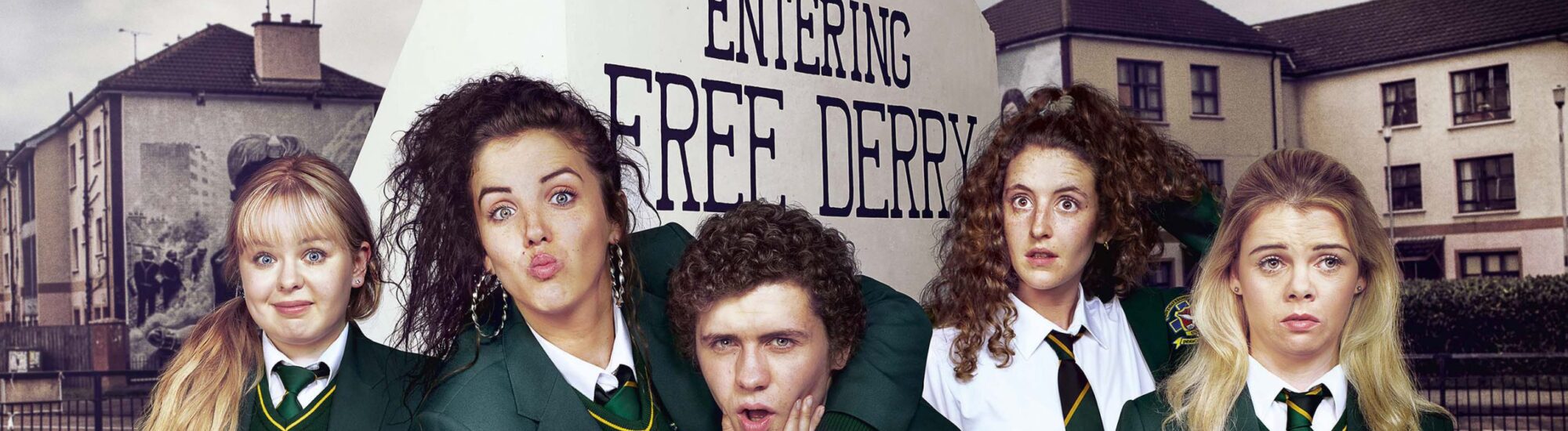 Derry Girls sera immortalisée via une peinture murale à Derry