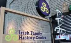 Entrée du e l'Irish Family History Centre - https://www.irishfamilyhistorycentre.com