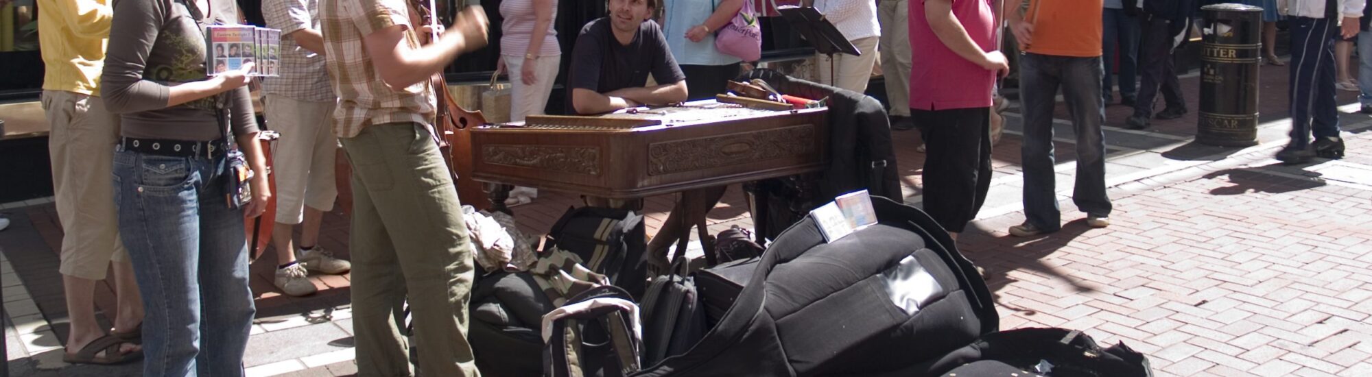 Des Buskers sur Grafton Street à Dublin -  Noel Cosgrave - cc