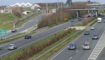 La route M50 en République d'Irlande