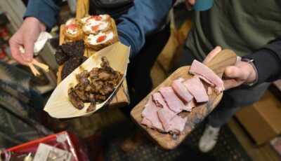 Tasting trays at Limerick Market - © Pól Ó Conghaile