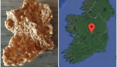 Un corn-flake en forme d'Irlande