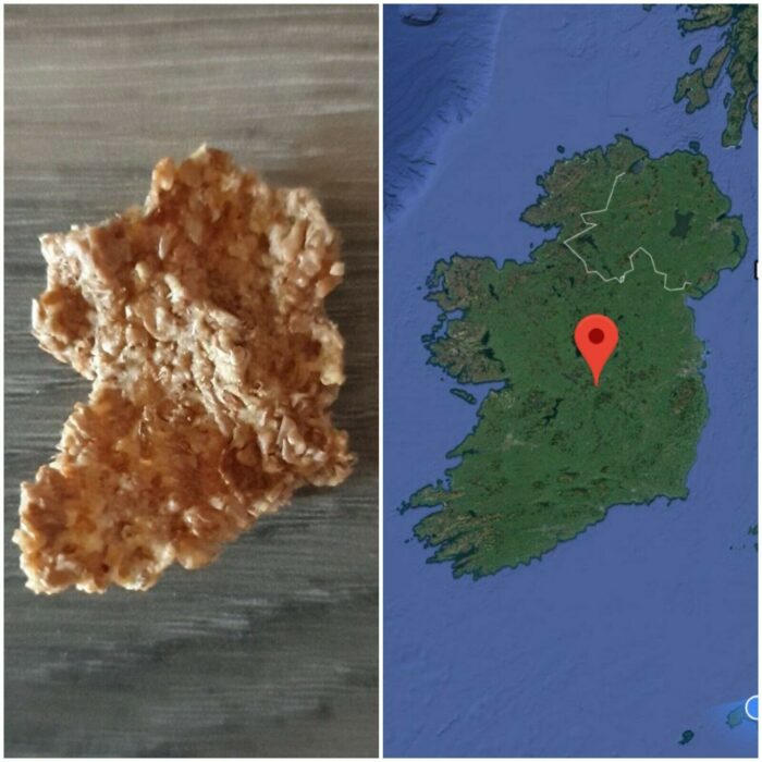 Un corn-flake en forme d'Irlande