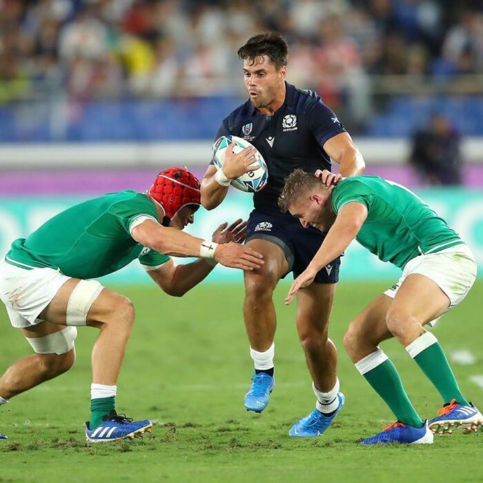 L'Irlande a battu l'Ecosse ce dimanche à Yokohama - https://www.rugbyworldcup.com