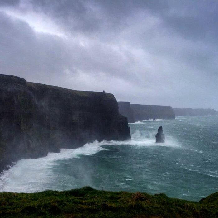 Les Falaises de Moher en pleine tempête