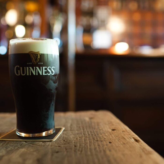 Une pinte de Guinness en Irlande