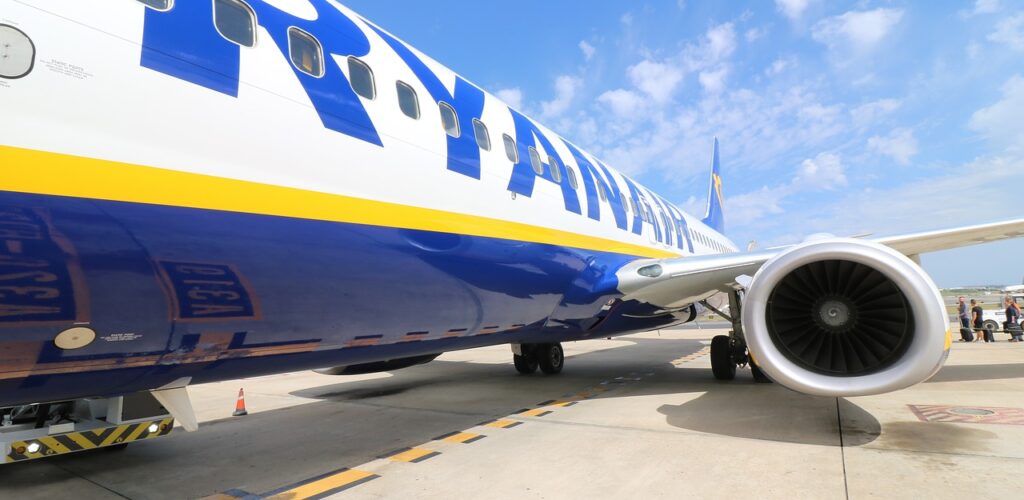 Un avion Ryanair