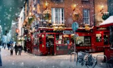 C'est déjà Noël à Temple Bar à Dublin