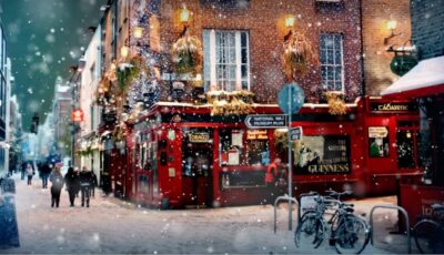 C'est déjà Noël à Temple Bar à Dublin