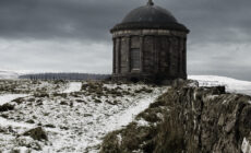 Le Mussenden Temple sous la neige - spatialpan - cc