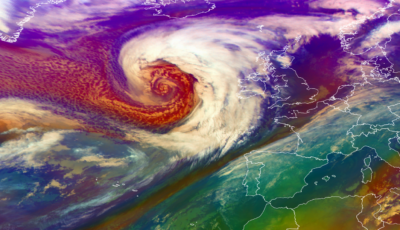 Images satellite de la tempête Brendan