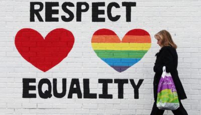 Un mur de Belfast prônant le mariage gay - Photo: Niall Carson PA Archive/PA Images
