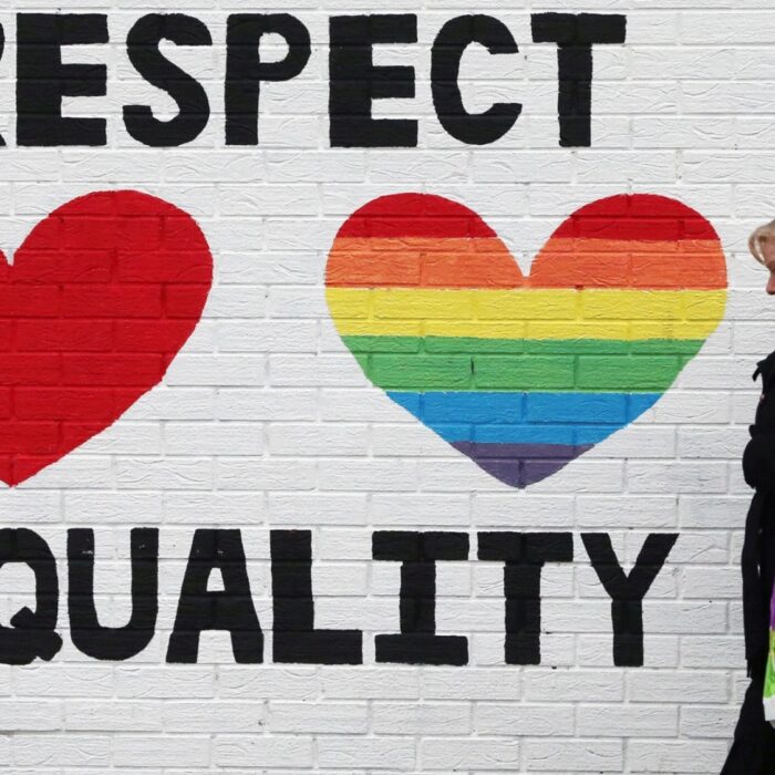 Un mur de Belfast prônant le mariage gay - Photo: Niall Carson PA Archive/PA Images