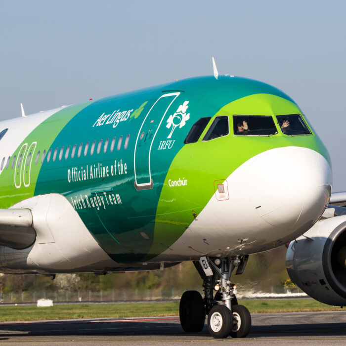 Un avion de la compagnie Aer Lingus - Dustin Hackert - cc